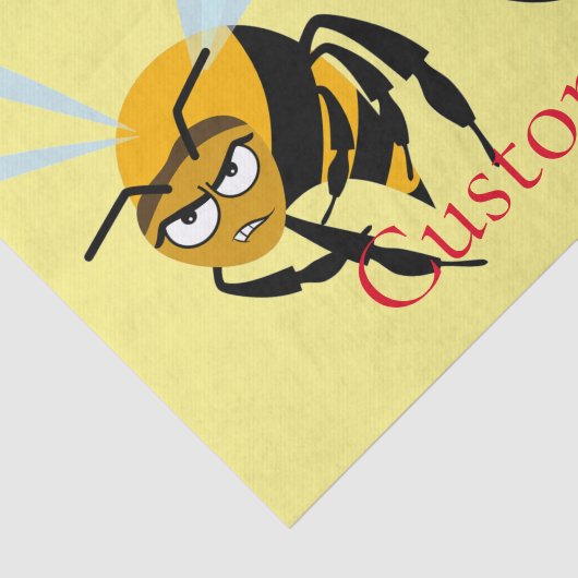 Angry Bee Thunder_Cove Seidenpapier (Ausschnitt)