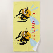Angry Bee Thunder_Cove Strandtuch (Vorderseite)