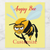 Angry Bee Thunder_Cove Weinetikett (Einzelnes Label)