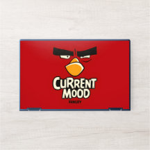 Angry Bird Face Laptop Decal