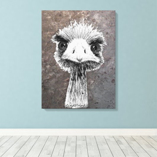 Angry Bird Leinwanddruck (Insitu (Holzboden))