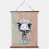 Angry Bird Wandteppich Mit Holzrahmen (Vorderseite)