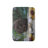 Angry Black Cat Badematte (Vorderseite Vertikal)