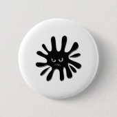 Angry Black Paint Spritzer Button (Vorderseite)