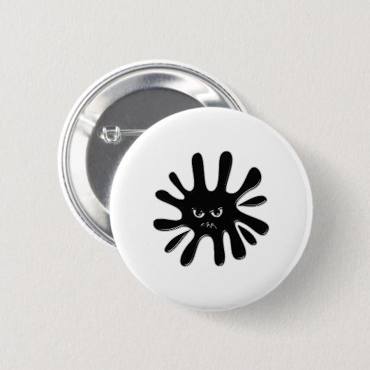 Angry Black Paint Spritzer Button (Vorne & Hinten)