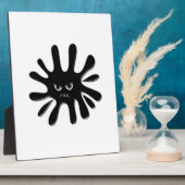 Angry Black Paint Spritzer Fotoplatte (Seite)