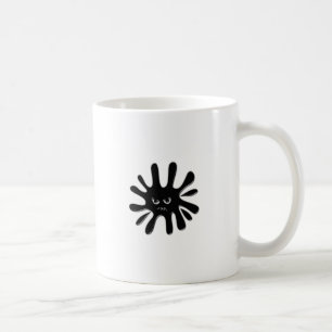Angry Black Paint Spritzer Kaffeetasse