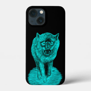 Angry Black Wolf in der Nacht Case-Mate iPhone Hülle