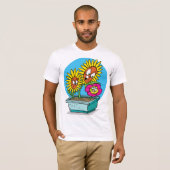 Angry Blume Mens T - Shirt (Vorne ganz)