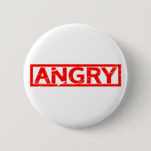 Angry-Briefmarke Button (Vorderseite)