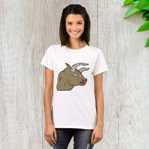 Angry Bull Head T-Shirt