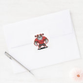 Angry Bulldog Gym Mascot Cartoon Sticker (Umschlag)