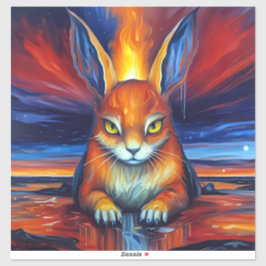 Angry Bunny Aufkleber