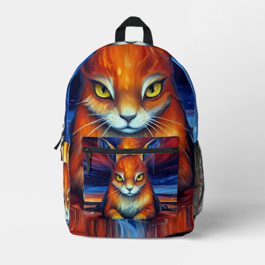 Angry Bunny Bedruckter Rucksack (Vorderseite)