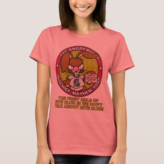 Angry Bunny Bite Club Shirt 3 (Vorderseite)