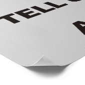 Angry Bunny Demolith Poster (Ecke)