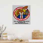 Angry Bunny Demolith Poster (Küche)