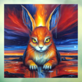 Angry Bunny Fensteraufkleber (Blatt 3)