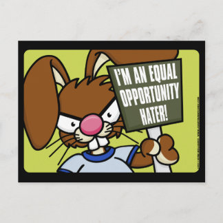 Angry Bunny Hater Postkarten