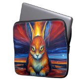 Angry Bunny Laptopschutzhülle (Vorderseite Links)