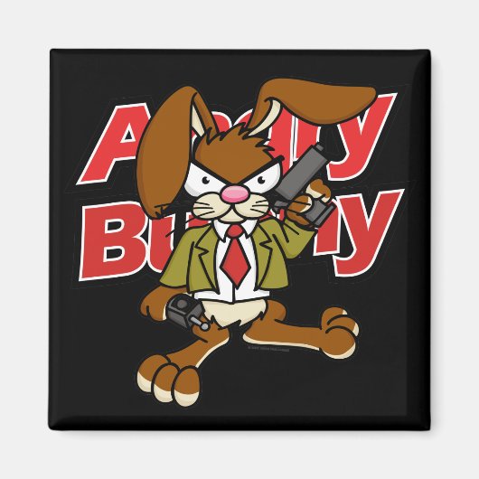 Angry Bunny Magnet 1 (Vorne)