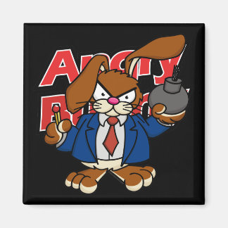 Angry Bunny Magnet 2