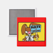 Angry Bunny Magnet 5 (Vorderseite/Rückseite)