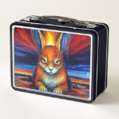 Angry Bunny Metall Brotdose (Rückseite)