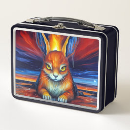 Angry Bunny Metall Brotdose