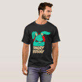 Angry Bunny Rabbit Lovers Niedlich Bunnies Happy E T-Shirt (Vorne ganz)