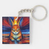 Angry Bunny Schlüsselanhänger (Rückseite)