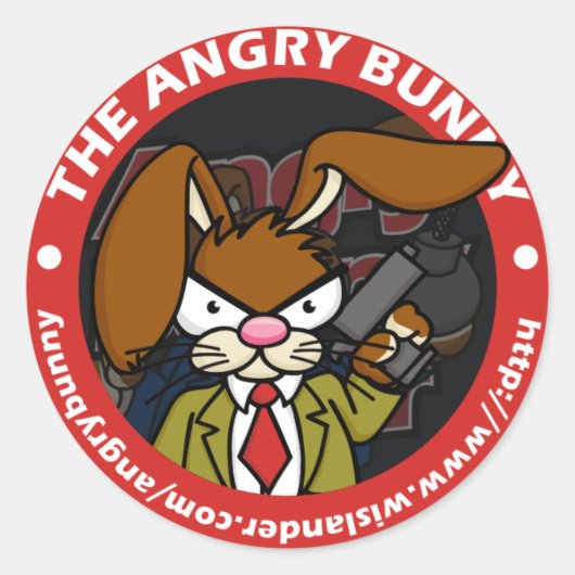 Angry Bunny Stickers 1 (Vorderseite)