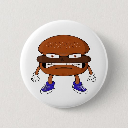 Angry Burger Button (Vorderseite)