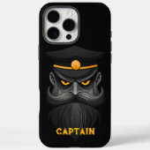 Angry Captain Black Case-Mate iPhone Hülle (Rückseite)