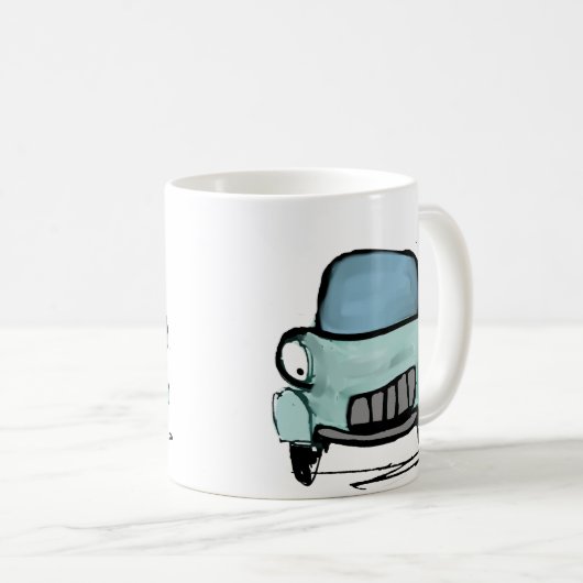Angry Car Kaffeetasse (VorderseiteRechts)