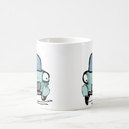 Angry Car Kaffeetasse (Mittel)