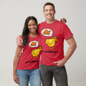 Angry Cartoon Funny Chick Bird Freunde T-Shirt (Unisex)