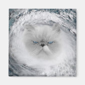 Angry Cat 5 Hurrikan Magnet (Vorne)