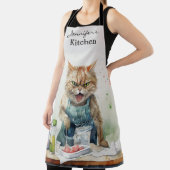 Angry Cat All-over Print-Schürze Schürze (InSitu)