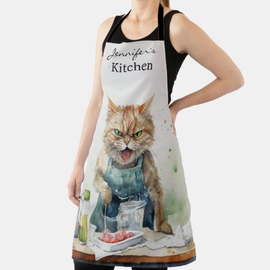 Angry Cat All-over Print-Schürze Schürze (InSitu)