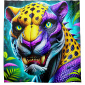 Angry Cat Duschvorhang (Vorderseite)