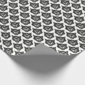 Angry Cat Geschenkpapier (Ecke)