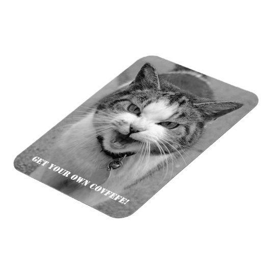 Angry Cat "Hol dir dein eigenes Covfefe!" lustiger Magnet (Linke Seite)