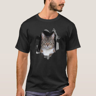 Angry Cat Mem Grumpy T-Shirt