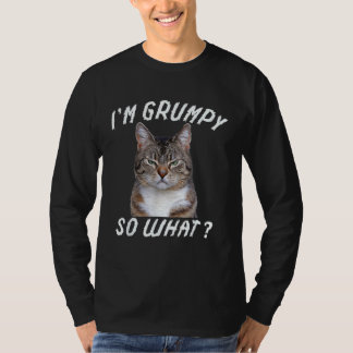 Angry Cat Meme Ich bin gruselig, also was T-Shirt
