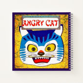 Angry Cat Notizblock (Rückseite)