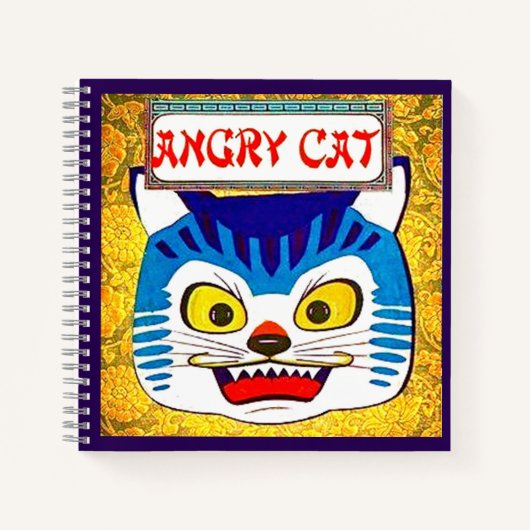 Angry Cat Notizblock (Vorderseite)