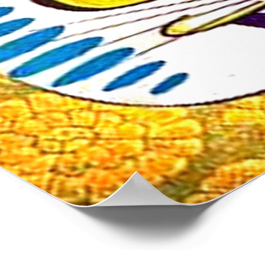 Angry Cat Poster (Ecke)