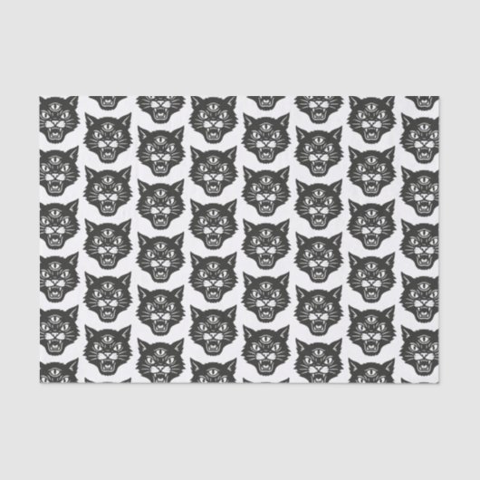 Angry Cat Seidenpapier (Vorderseite)