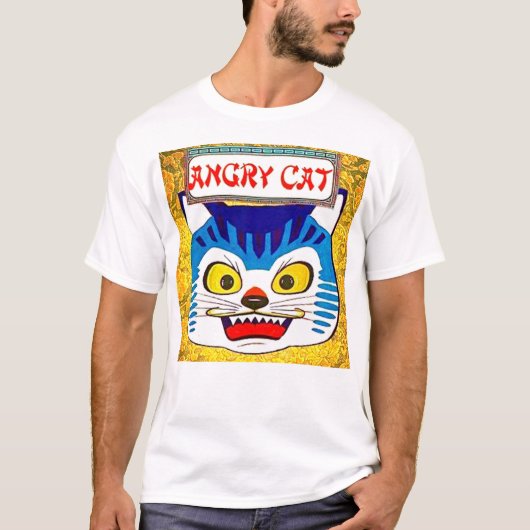 Angry Cat T-Shirt (Vorderseite)